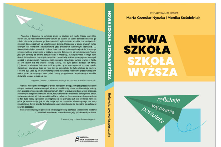 Wznowienie publikacji książki „Nowa szkoła – szkoła wyższa. Refleksje, wyzwania, postulaty”