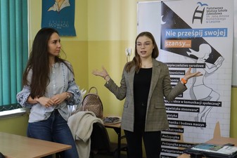 Spotkanie z maturzystami z III LO w Lesznie