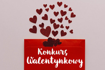 Serca wychodzące z koperty. Konkurs walentynkowy.